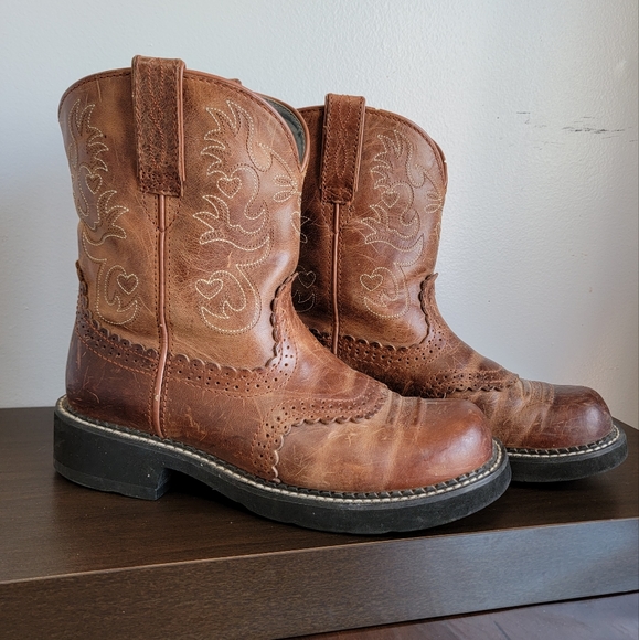 Ariat Shoes - Ariat Fatbaby Russet Rebel saddle western boot size 9 women